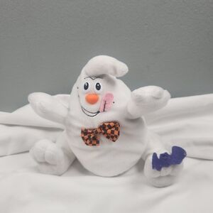 Kids of America Corp Halloween Ghost Plush W/Bow Tie & Bat